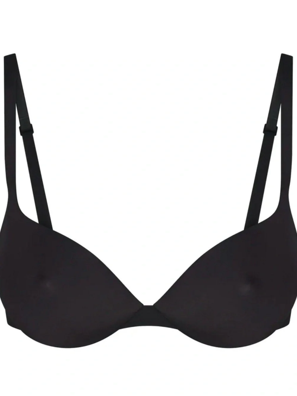 SKIMS Ultimate Nipple Push-Up Bra Onyx Black 32DD - Picture 3 of 5